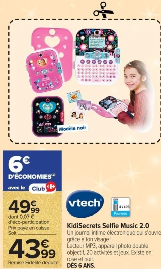 Vtech KidiSecrets Selfie Music 2.0