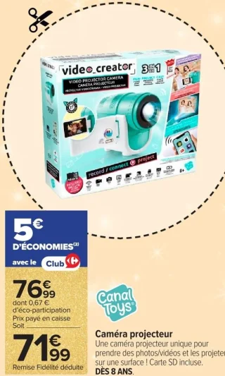 Canal Toys Caméra projecteur
