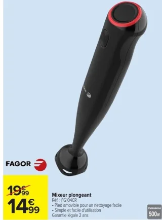 Mixeur plongeant FAGOR FG104CR
