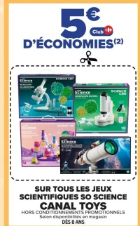 Jeux scientifiques So Science Canal Toys