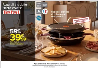 Appareil à raclette "Richesmonts" Tefal