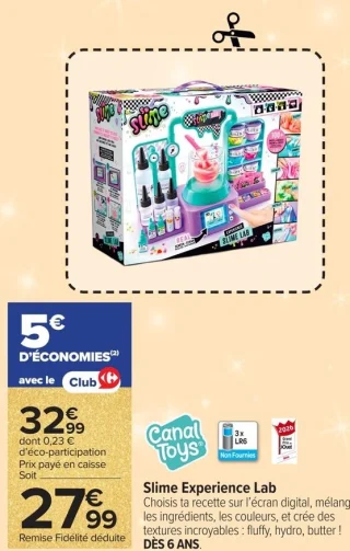 Slime Experience Lab Canal Toys