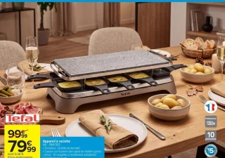 Appareil à raclette Tefal PR457B12