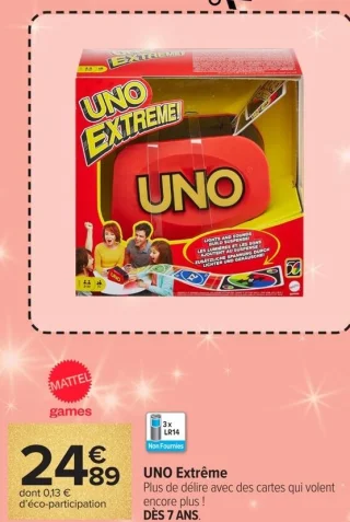 Mattel Games UNO Extrême