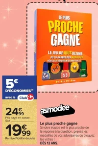 Asmodee Le plus proche gagne