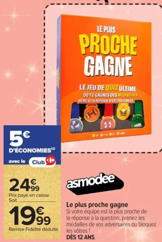 Asmodee Le plus proche gagne