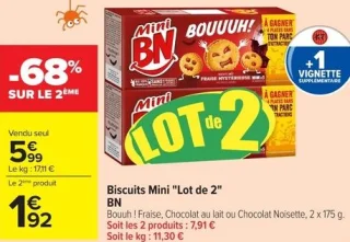 Biscuits Mini "Lot de 2" BN