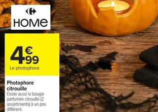 Photophore citrouille