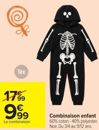 Combinaison enfant Tex