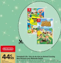 Tomodachi Life : Une vie de rêve ou Animal Crossing New Horizons pour Nintendo Switch