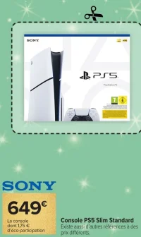 Console PS5 Slim Standard