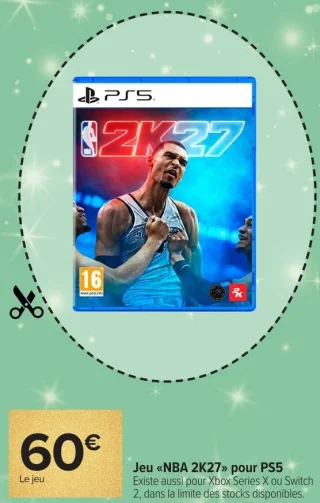 Jeu «NBA 2K27» pour PS5