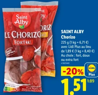 SAINT ALBY Chorizo