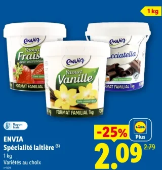 ENVIA Spécialité laitière