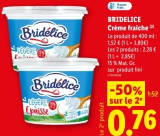 Bridelice Crème fraîche