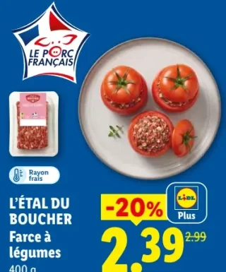 Farce à légumes L'ÉTAL DU BOUCHER