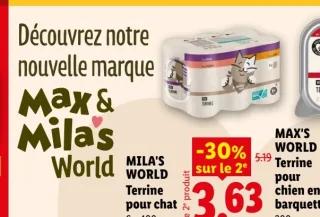 Terrine pour chat MILA'S WORLD