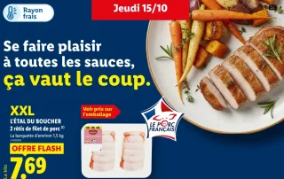 L'Étal du Boucher 2 rôtis de filet de porc XXL