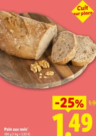 Pain aux noix