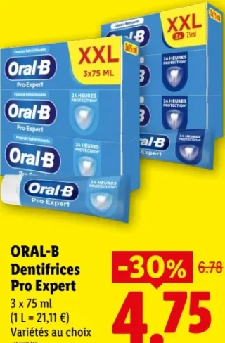 ORAL-B Dentifrices Pro Expert