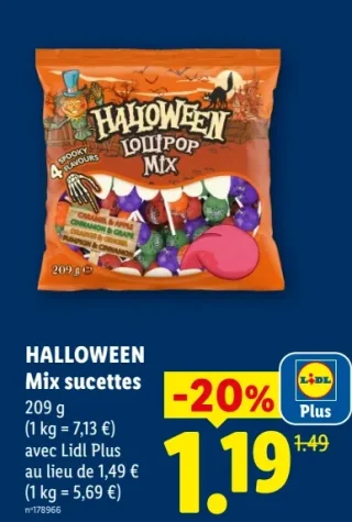 HALLOWEEN Mix sucettes