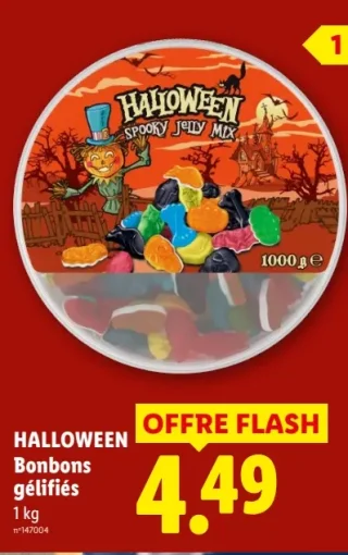 HALLOWEEN Bonbons gélifiés