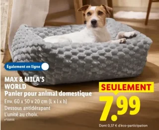 MAX & MILA'S WORLD Panier pour animal domestique