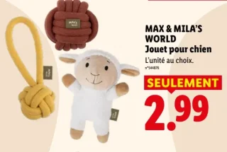 MAX & MILA'S WORLD Jouet pour chien