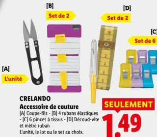 CRELANDO Accessoire de couture