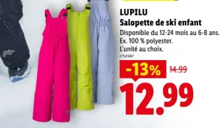 LUPILU Salopette de ski enfant