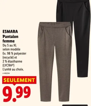 ESMARA Pantalon femme