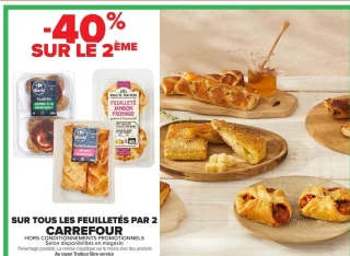 Tous les feuilletés par 2 Carrefour