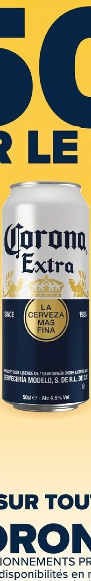 Bière blonde Corona Extra