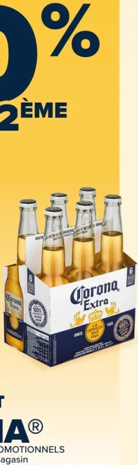 Bière blonde Corona Extra pack
