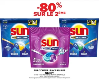 Toutes les capsules Sun