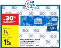 Mouchoirs Mini Confort CARREFFOUR SOFT