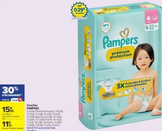 Couches Pampers