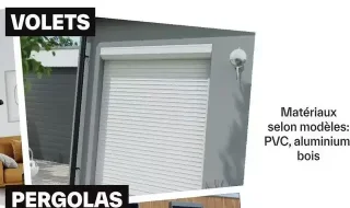 Volets sur mesure