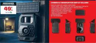 Caméra d'observation wifi et solaire