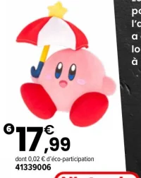 Peluche Kirby Parasol