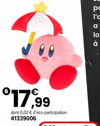 Peluche Kirby Parasol