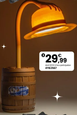 Lampe Mobile Chapeau de Paille One Piece