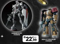 Maquette Gunpla Gundam EX RFV / Zaku II F Type Solari