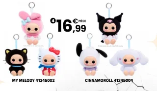 Porte-clés Hyojo Sanrio B (My Melody / Cinnamoroll)
