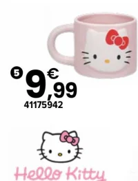 Mug en relief 400 ml Hello Kitty