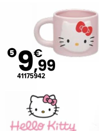 Mug en relief 400 ml Hello Kitty