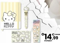 Set papeterie calligraphie Hello Kitty
