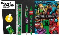 Set papeterie Minecraft
