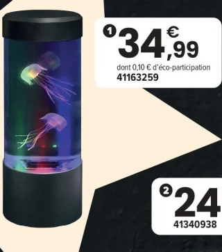 Lampe d'ambiance Méduse