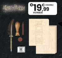 Set papeterie calligraphie Harry Potter